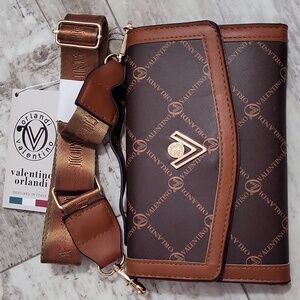 Valentino Orlandi  Brown Crossbody Bag